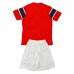 Norvegia Prima Maglia Bambino Mondiali 2026 Manica Corta (+ Pantaloni corti)